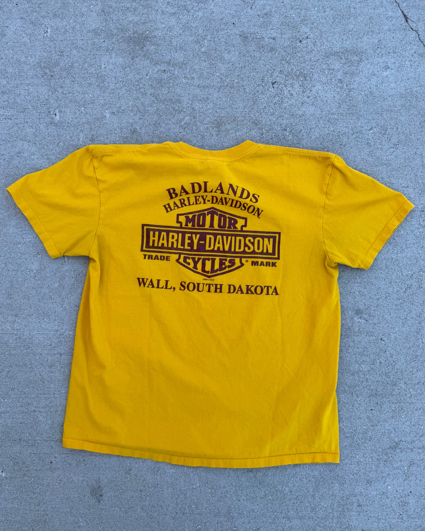 2014 Harley Davidson Pocket Tee Badlands