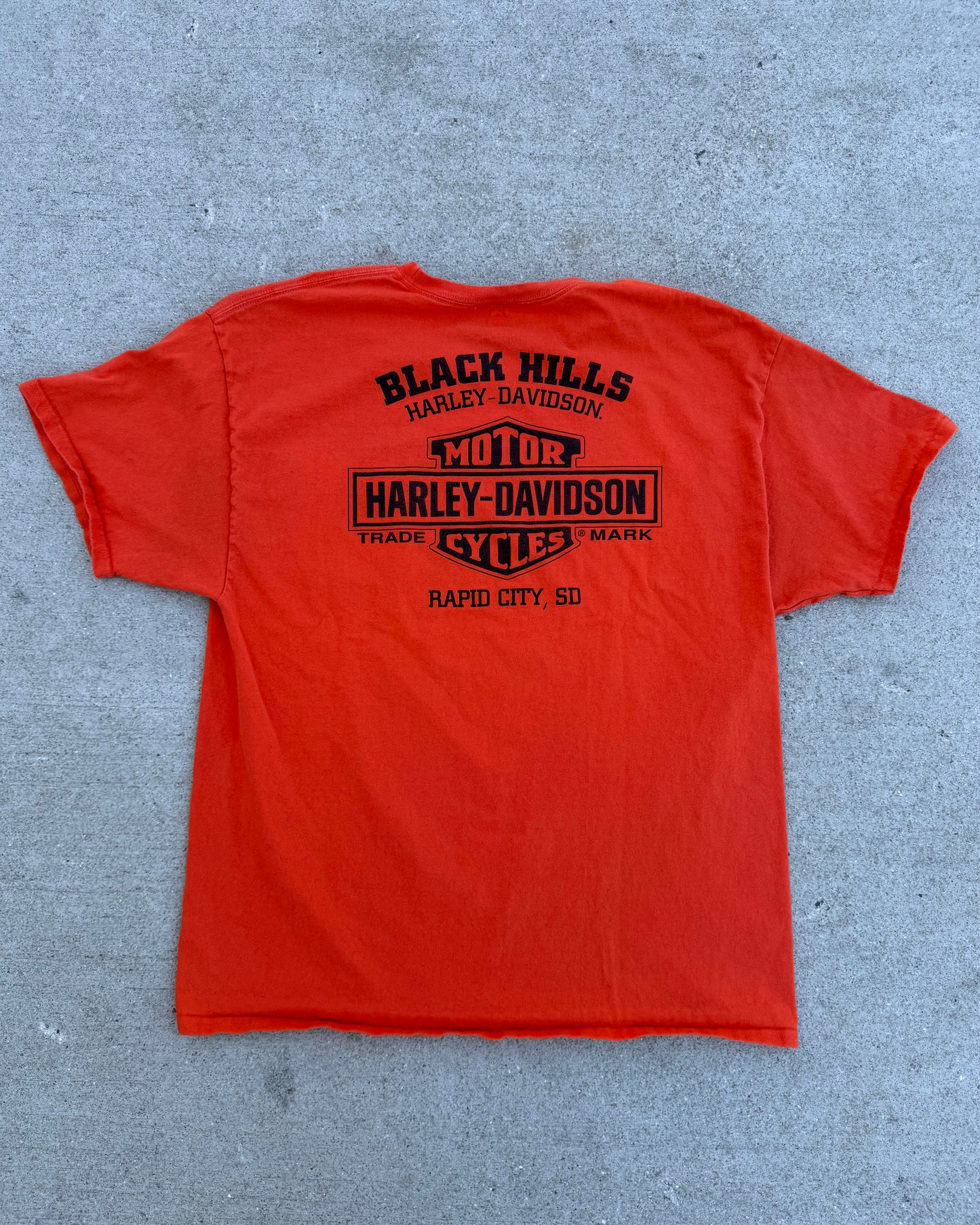 2014 Harley Davidson Pocket Tee Black Hills