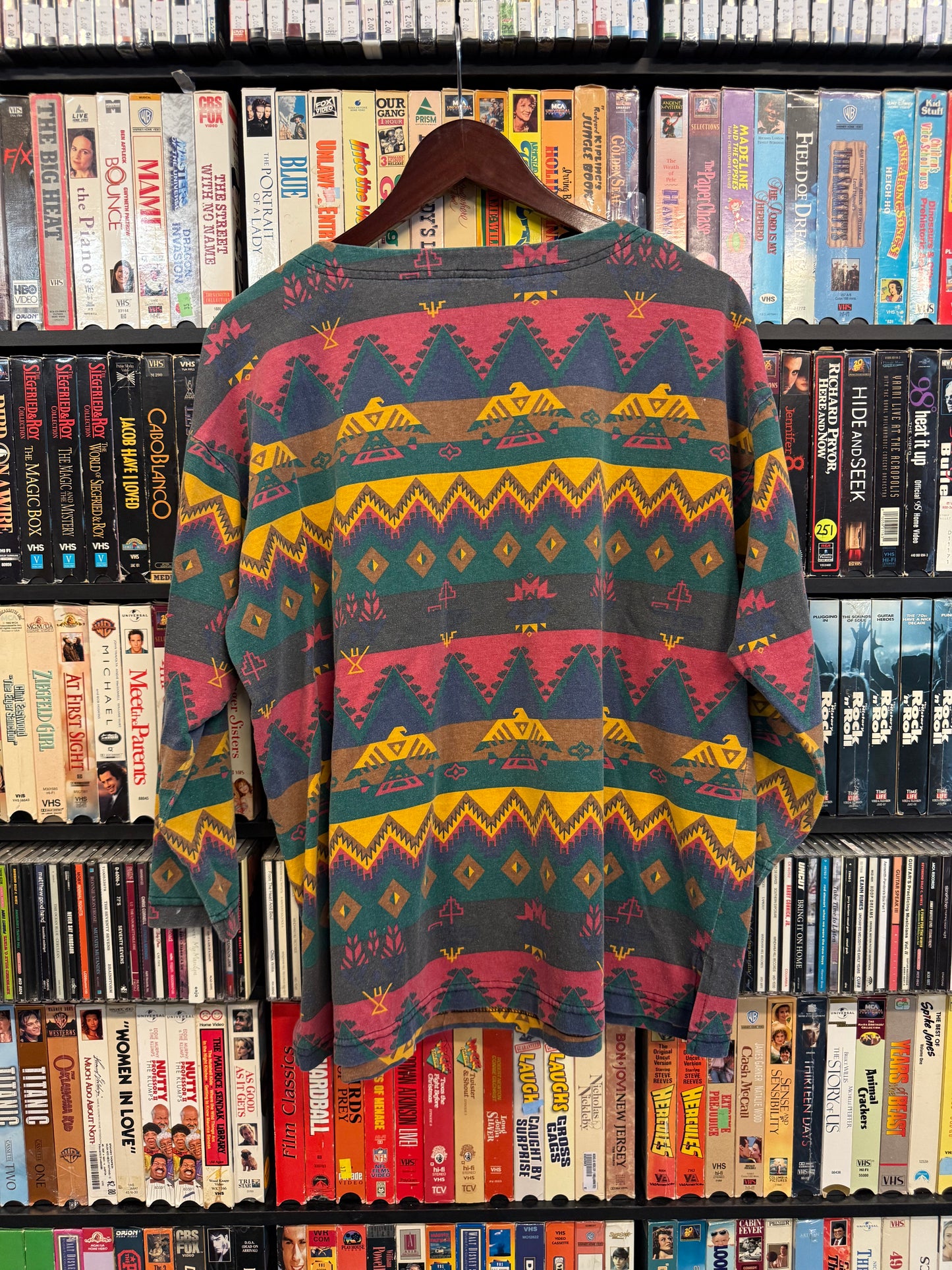 VTG Southwestern Aztec Art LS Tee
