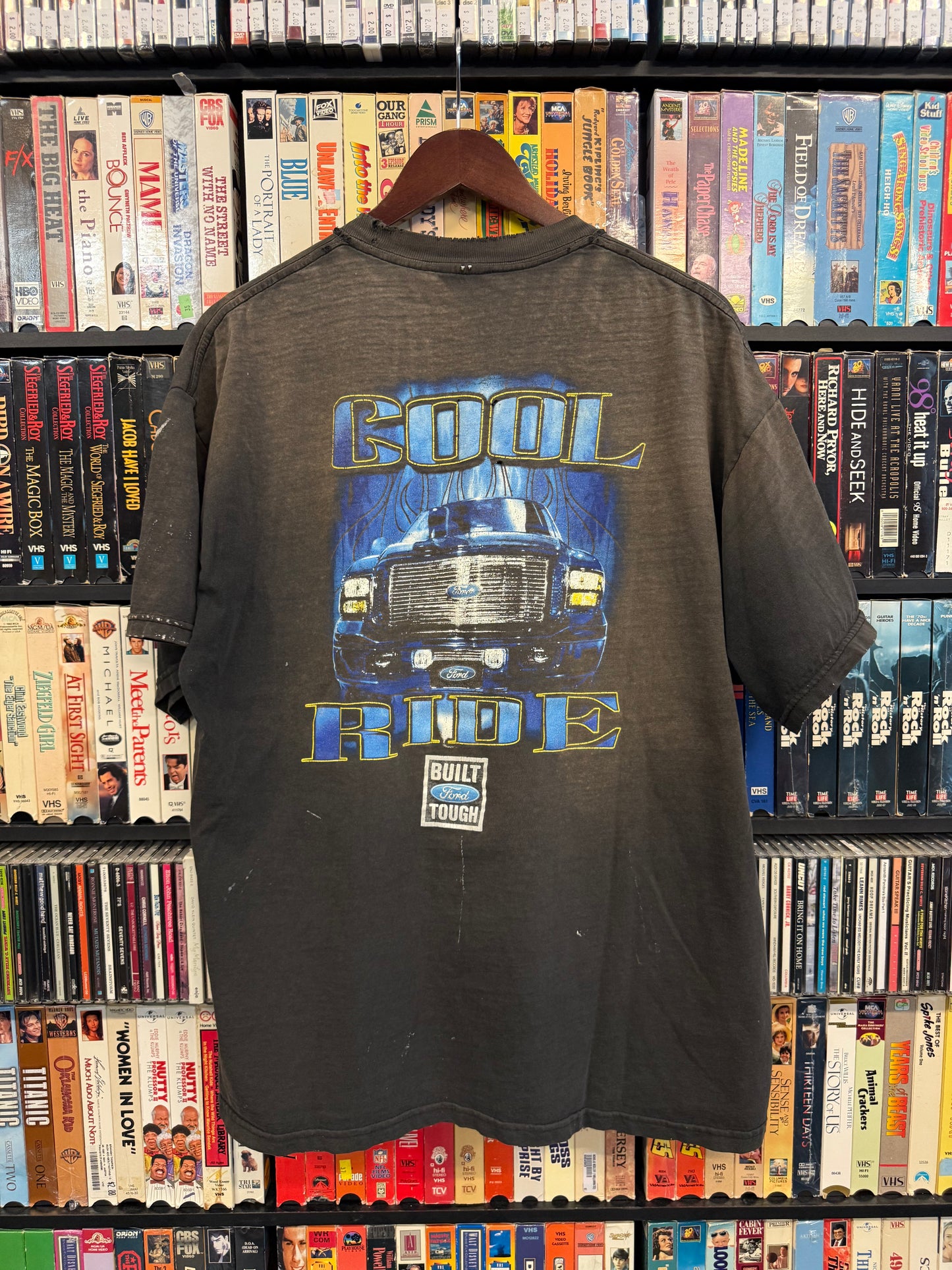 Distressed "Cool Ride" Ford Tee