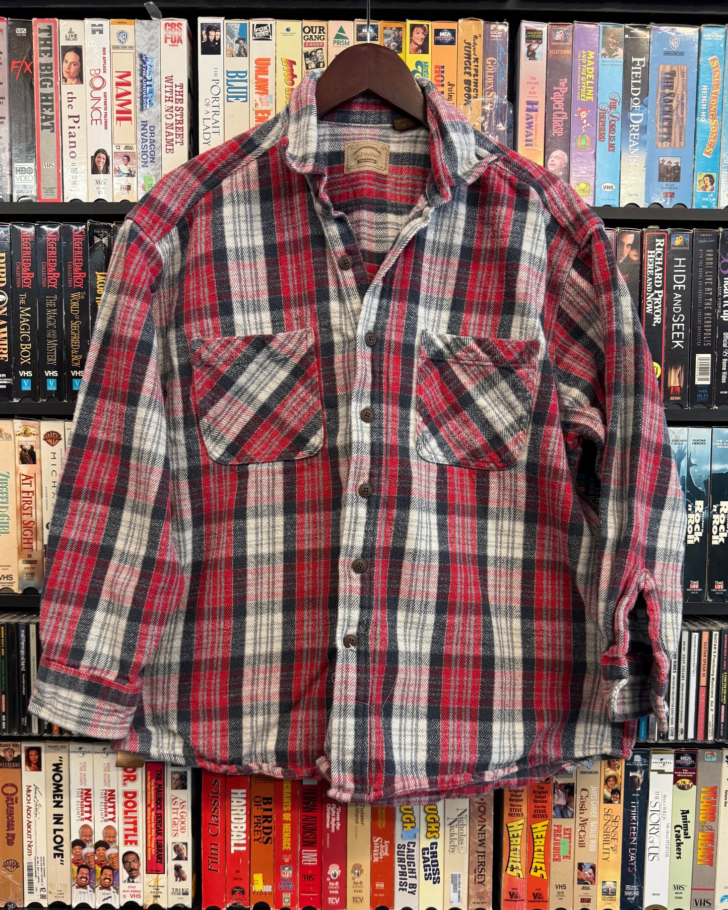 VTG St. John's Bay Plaid Flannel Button Up