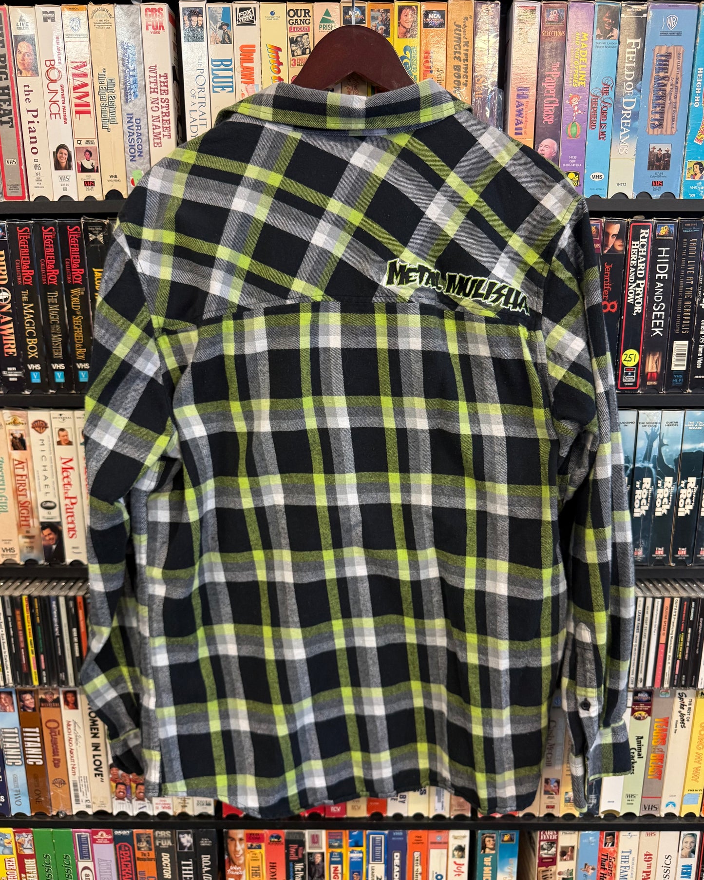 00's Metal Mulisha Plaid Flannel Button Up
