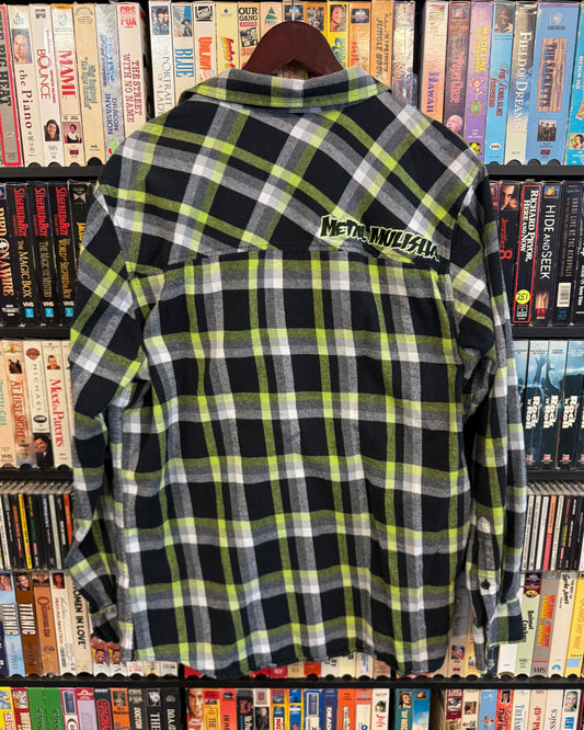 00's Metal Mulisha Plaid Flannel Button Up