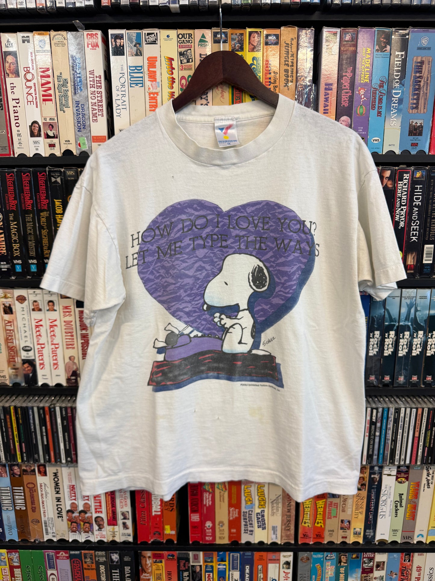 VTG Snoopy "Let Me Type The Ways" Tee