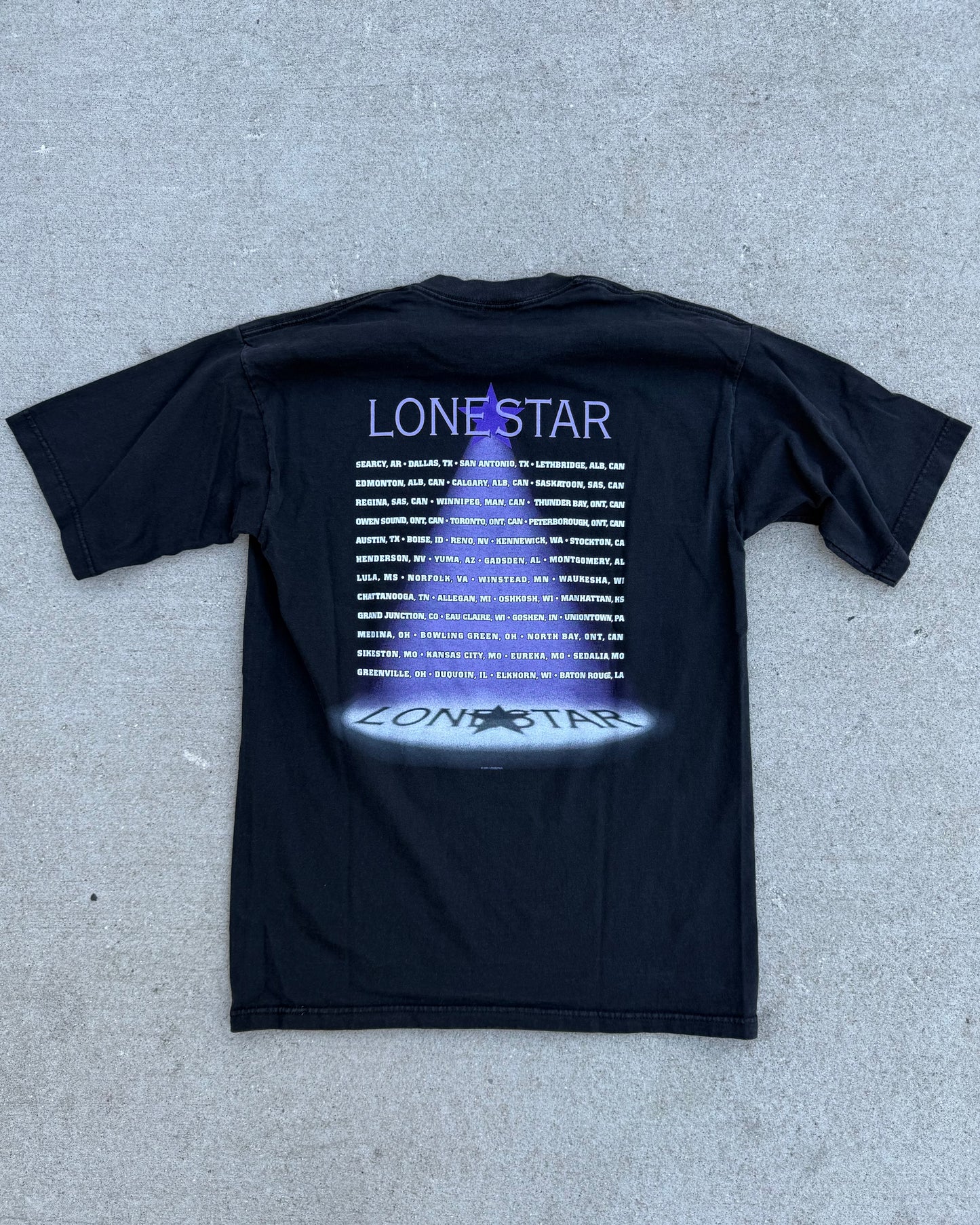 2001 Lonestar Country Band Tour Tee
