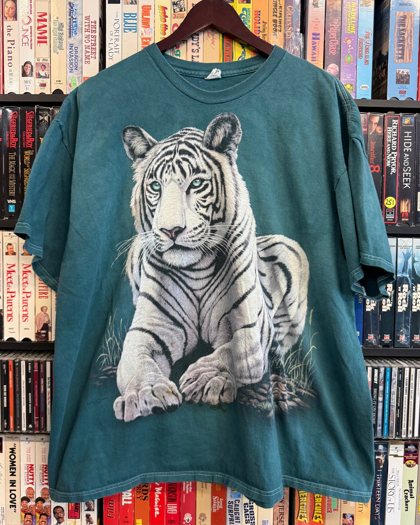 00's White Tiger Tee