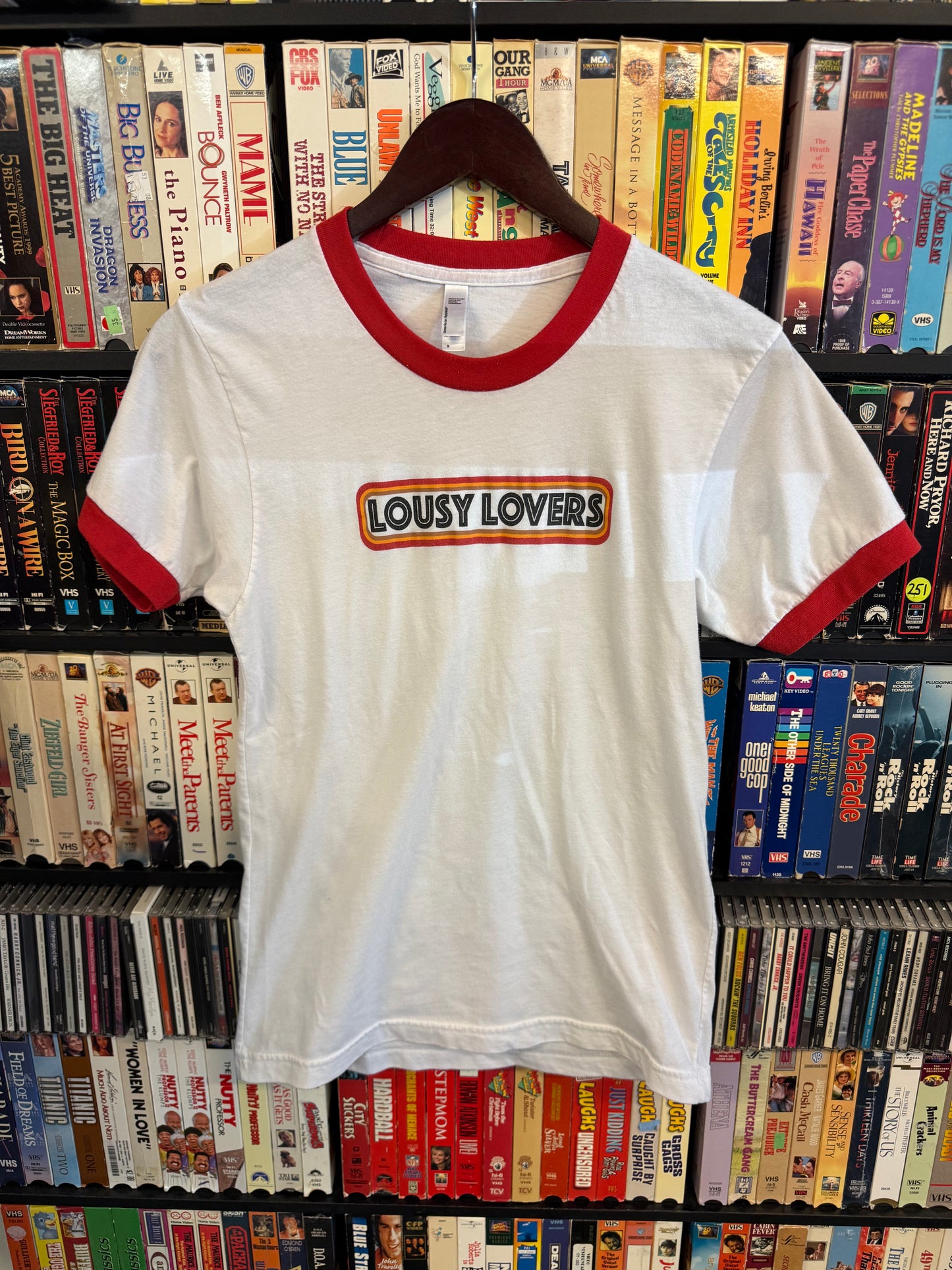 Modern "Lousy Lovers" Ringer Tee