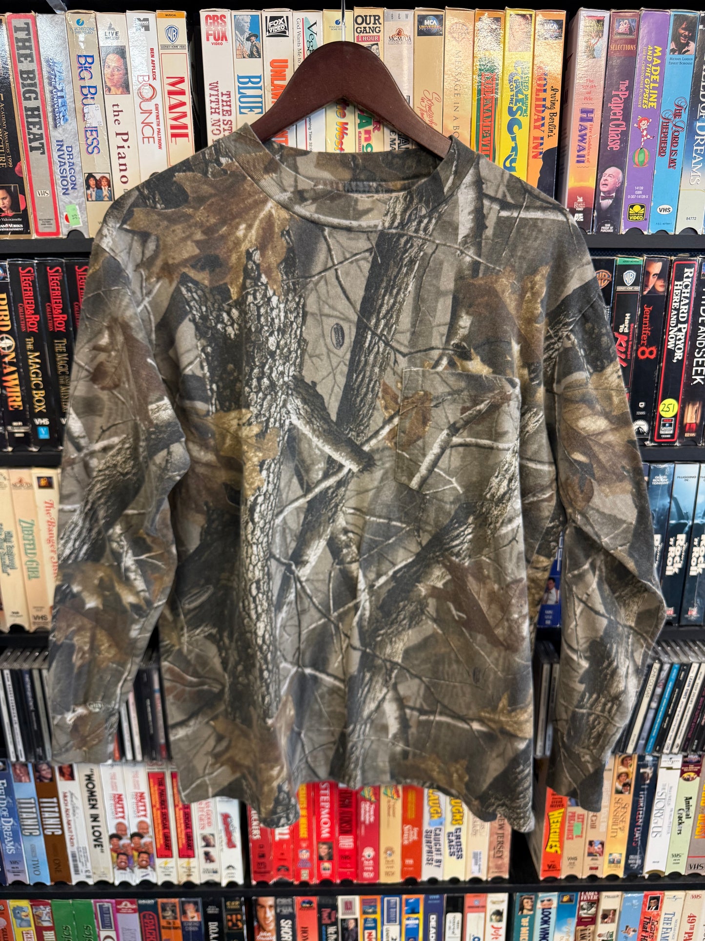 Wrangler RealTree Camo Pocket LS