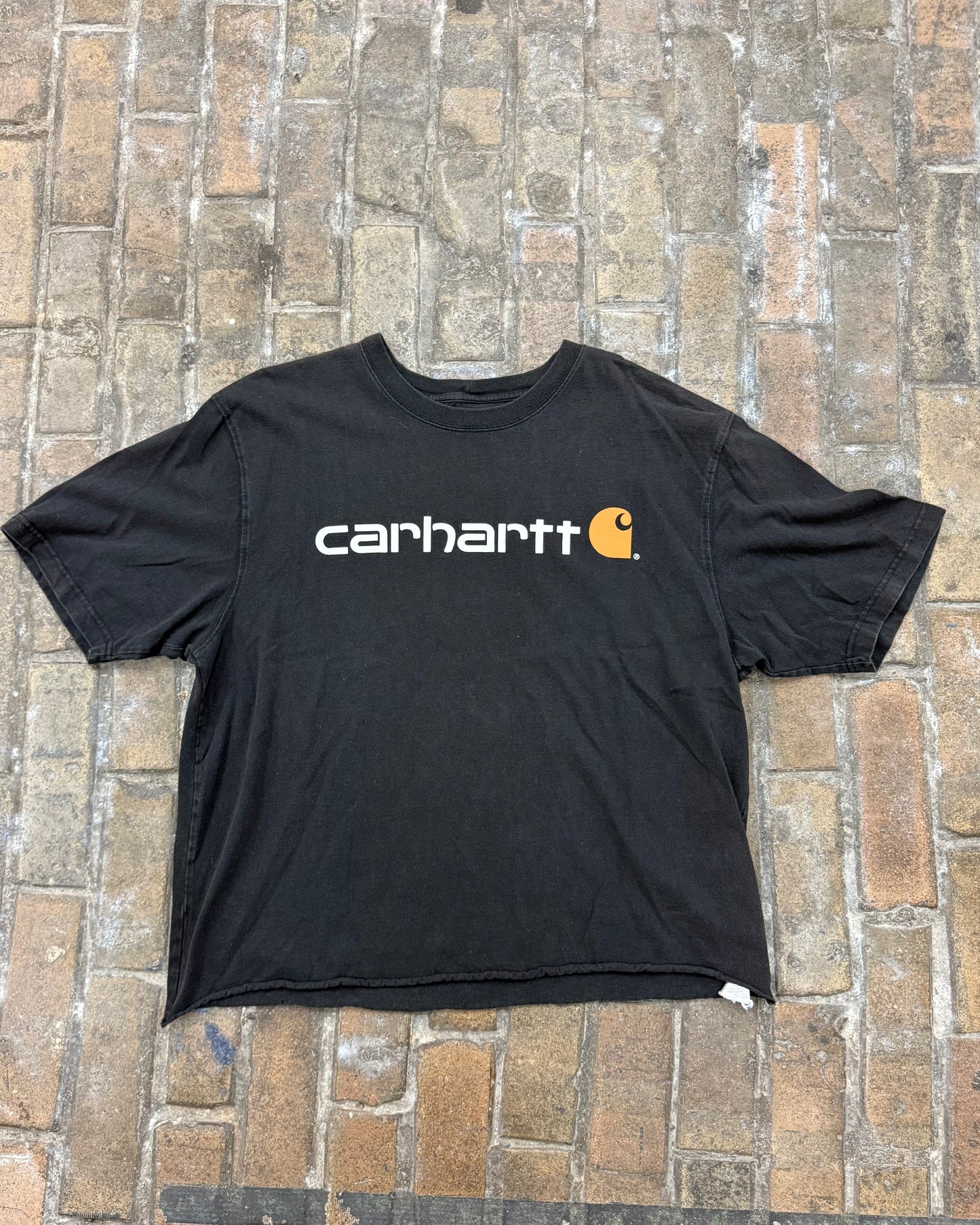 Cropped Carhartt Pocket Tee (Black)