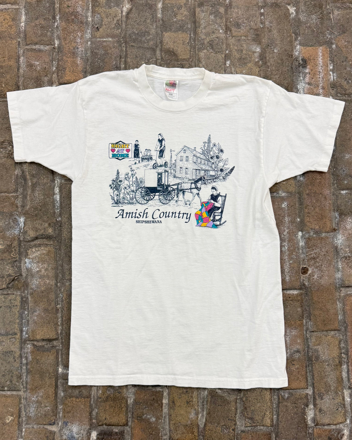 VTG Amish Country Shipshewana "Right At Home" Tee