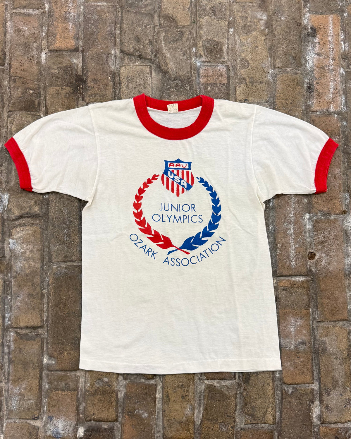 VTG AAU USA Junior Olympics Ozark Assoc. Ringer Tee