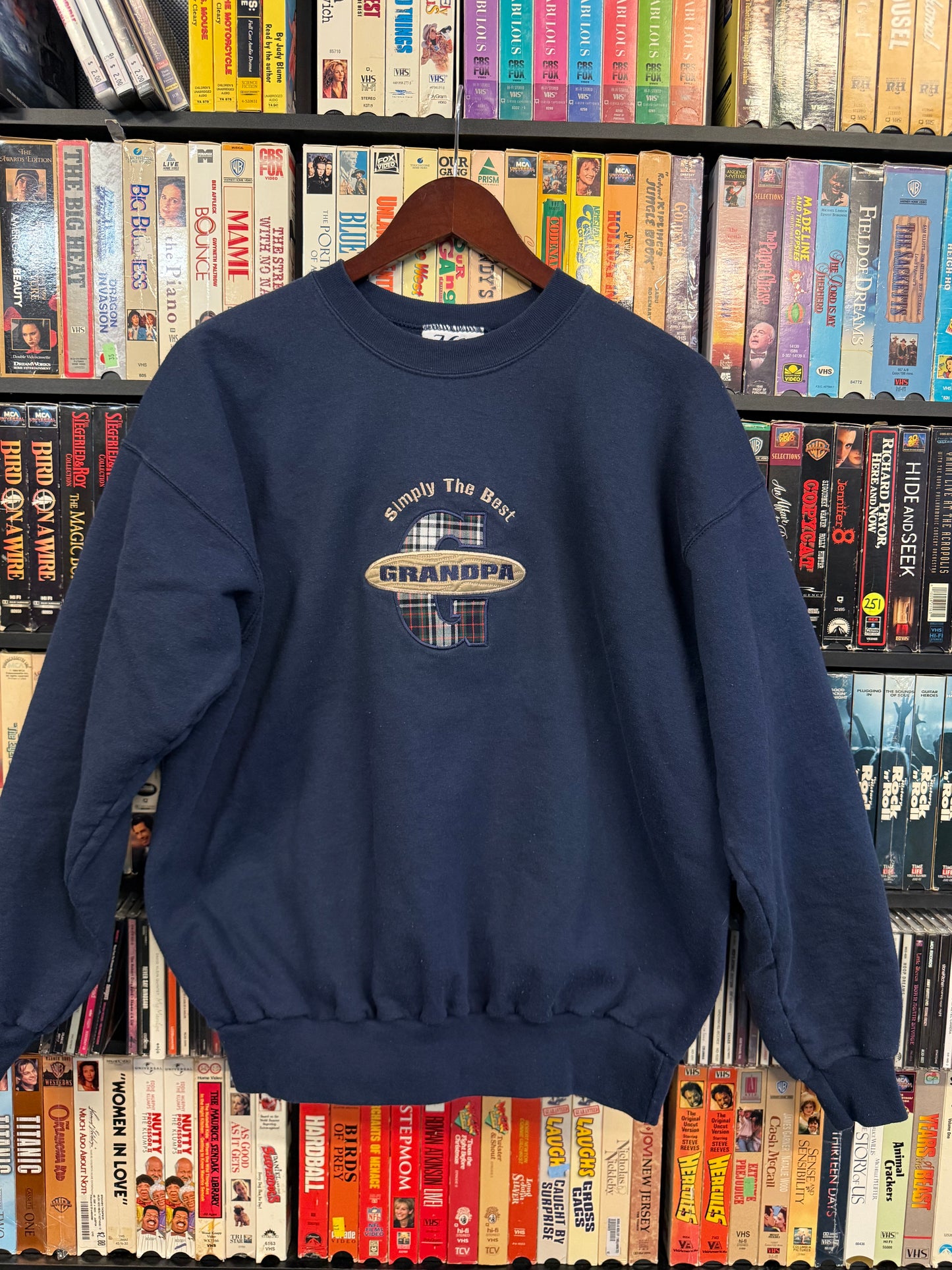 VTG "Simply The Best Grandpa" Sweatshirt