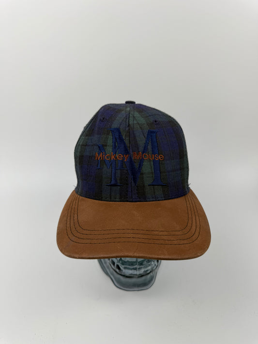 VTG Mickey Mouse Plaid Strapback