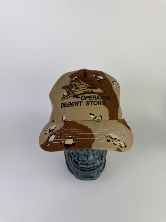 VTG Operation Desert Storm Desert Camo Mesh Trucker Hat