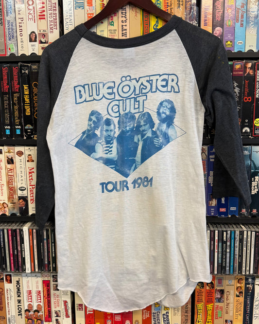 1981 Blue Oyster Cult Tour 3/4 Raglan Tee