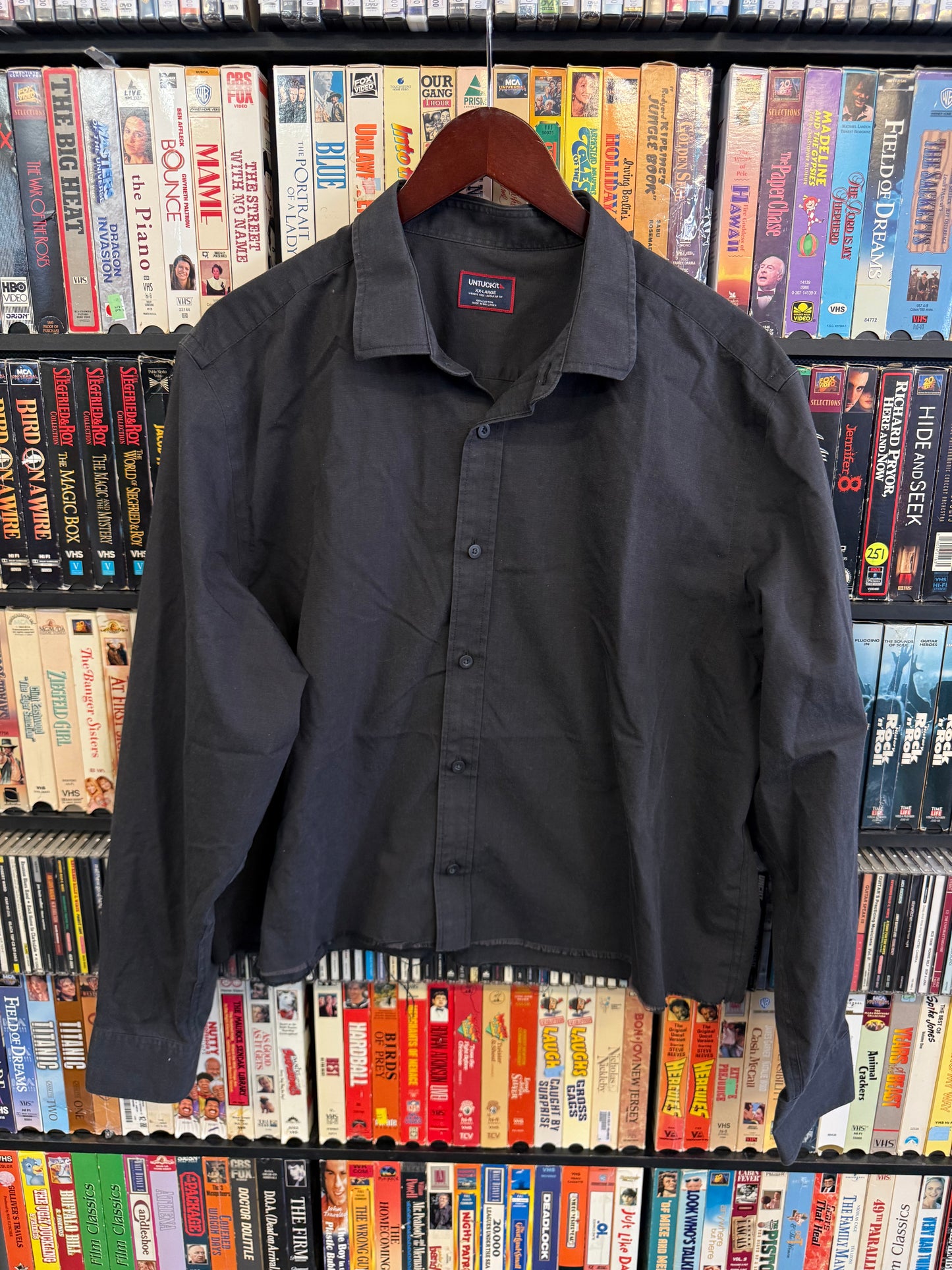 Untuckit Cropped Button Up