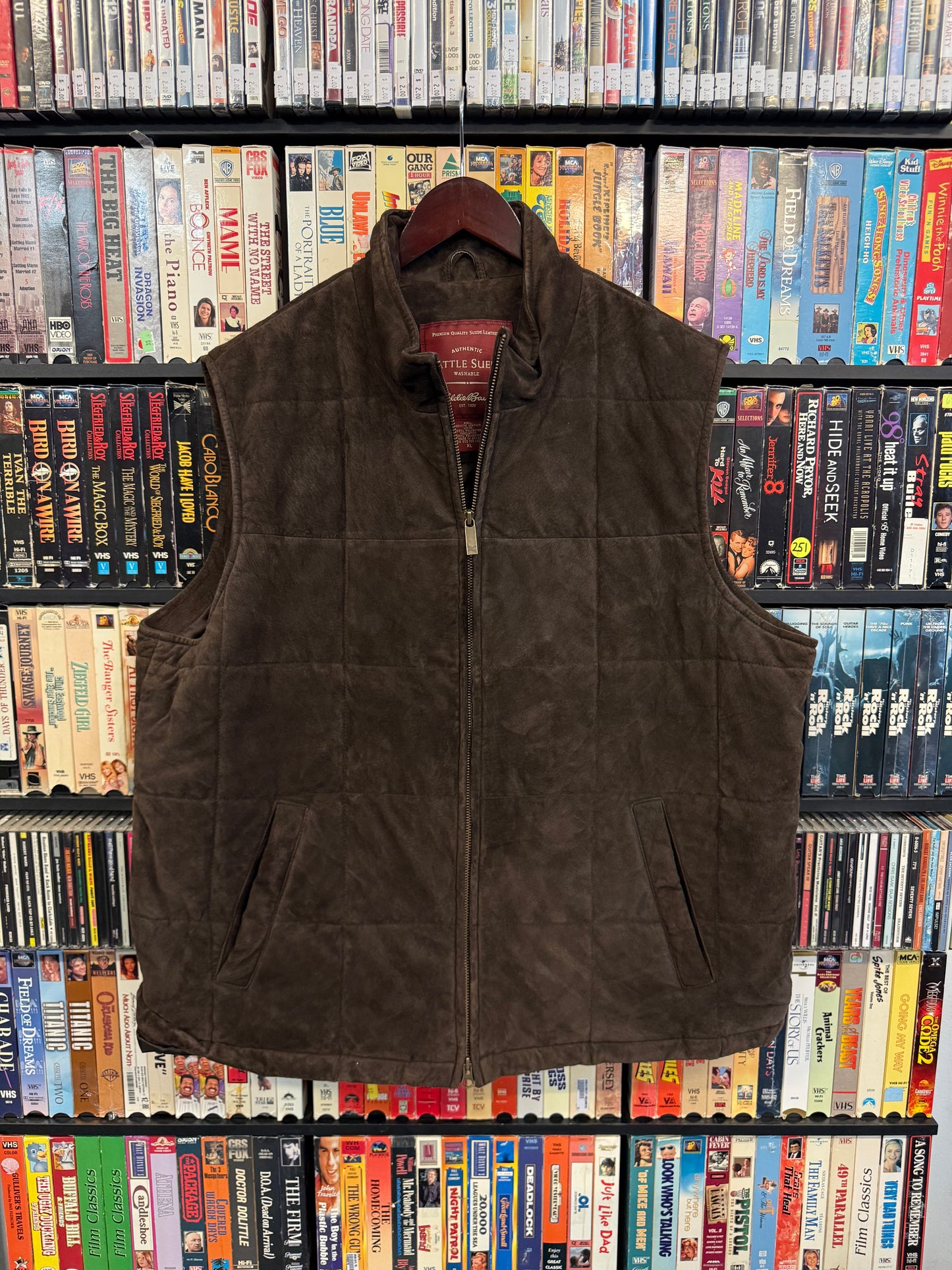 Eddie Bauer Seattle Suede Vest