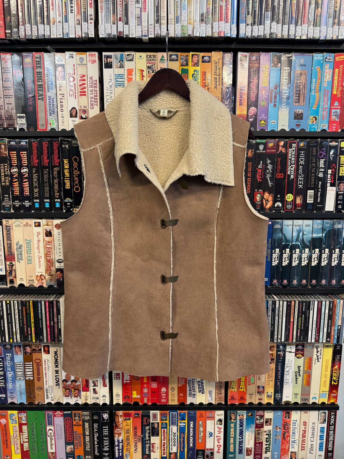 Spanner Faux Suede Vest