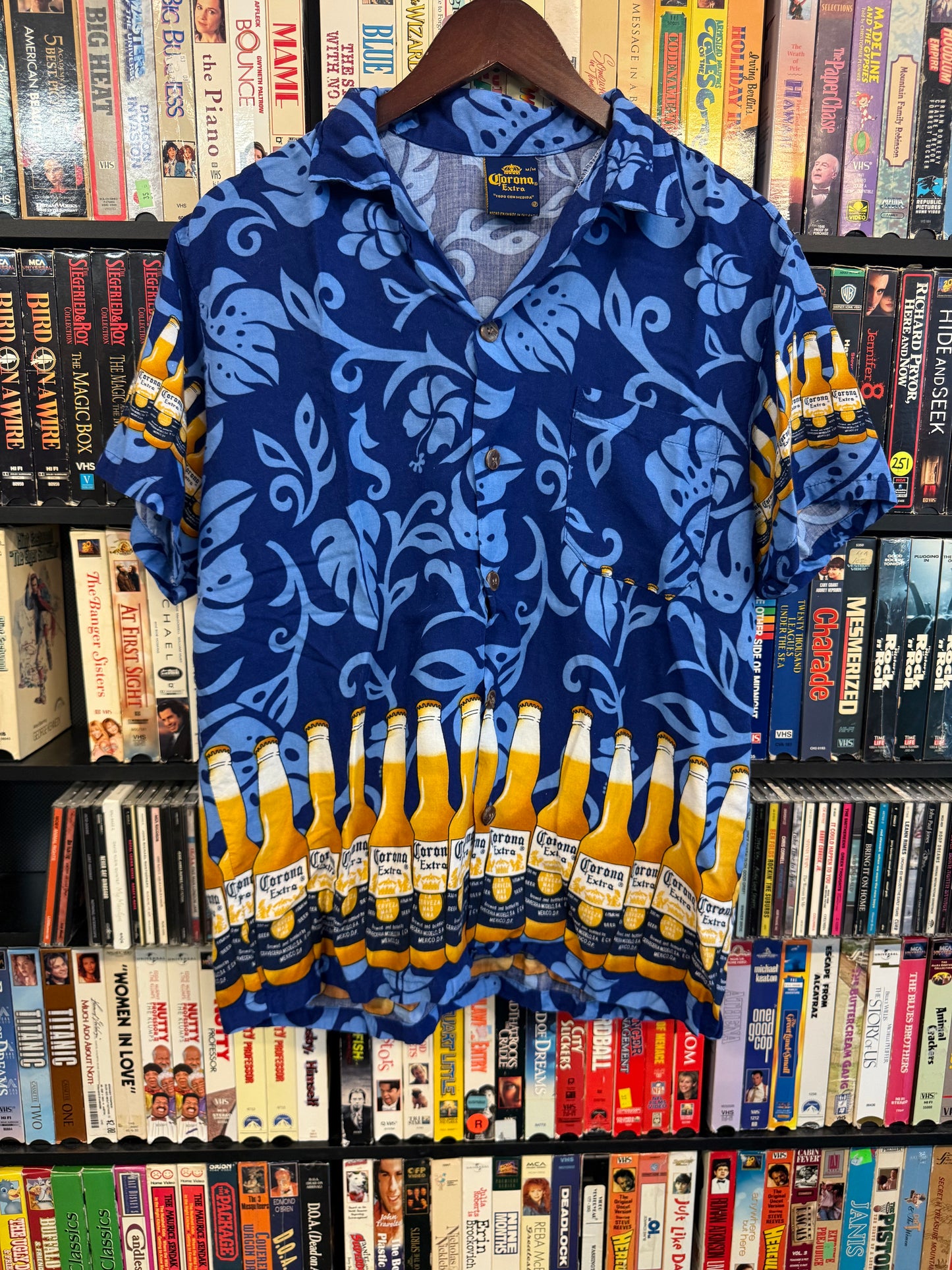 Corona Extra Hawaiian Button Up