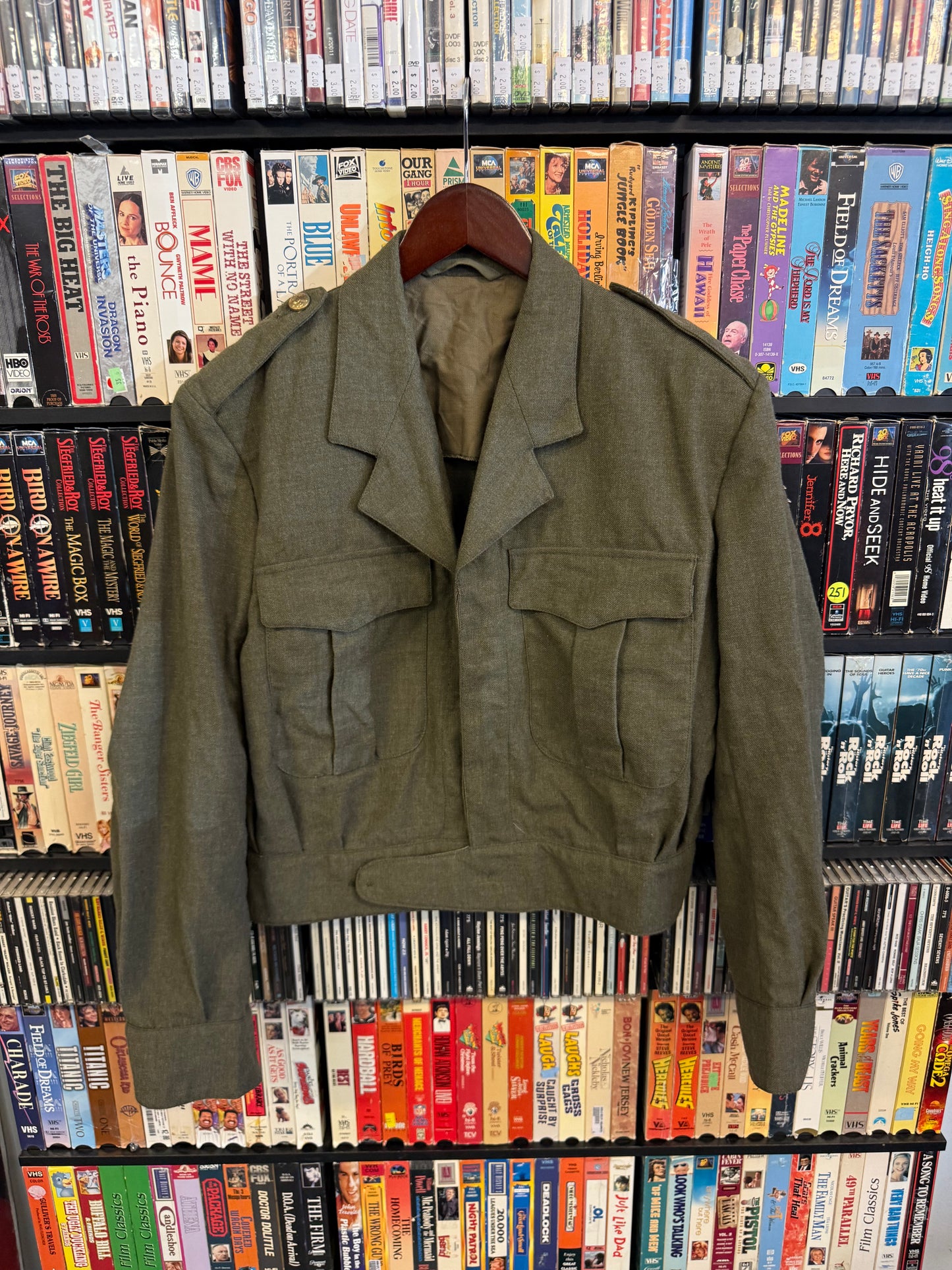VTG Olive Drab Military Jacket