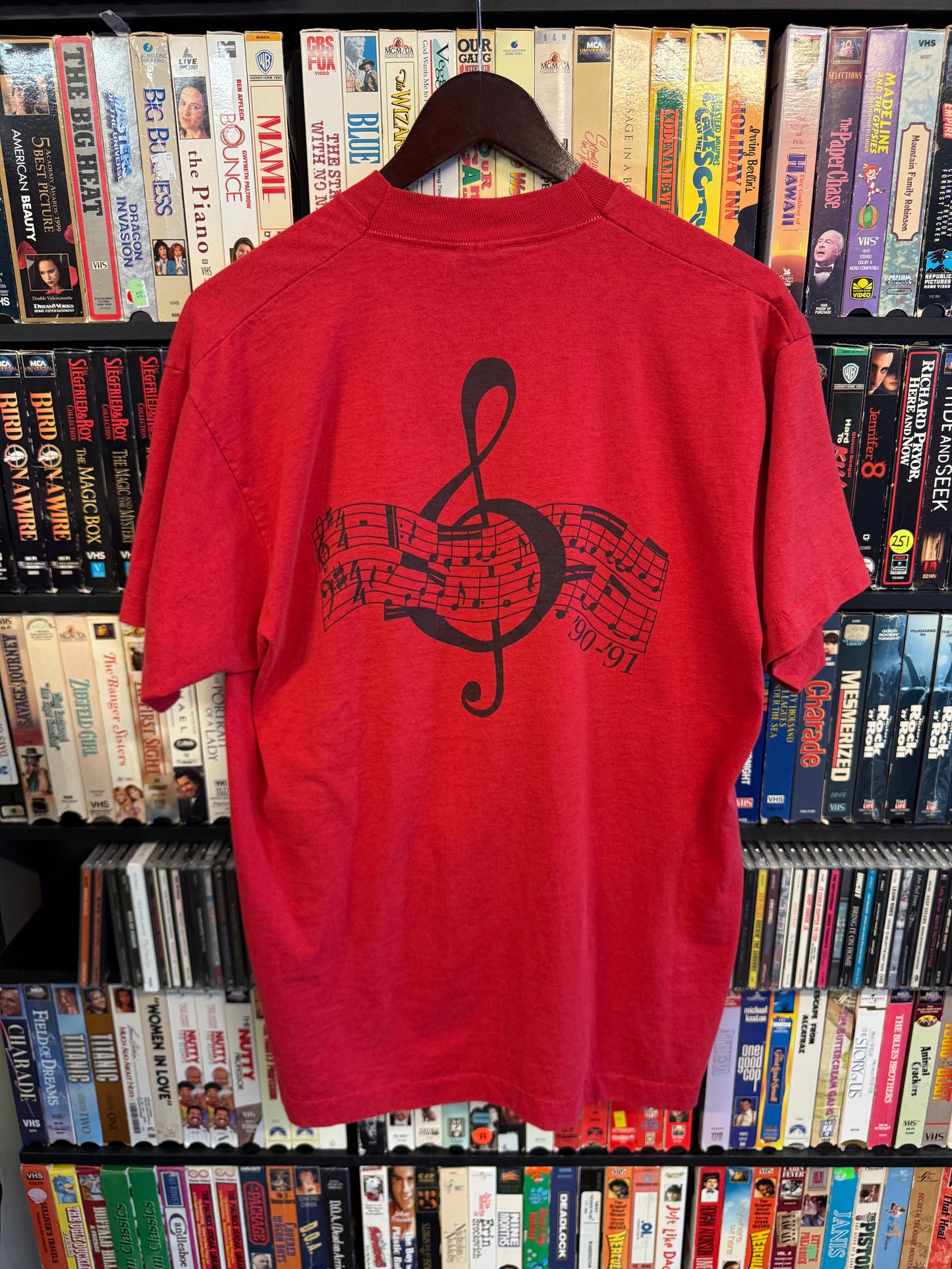 1990 St. Albans High Red Dragon Band Tee