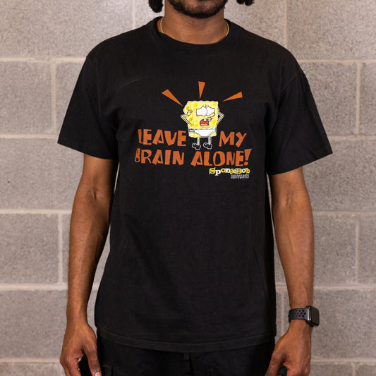 00's Spongebob "Leave My Brain Alone!" Tee