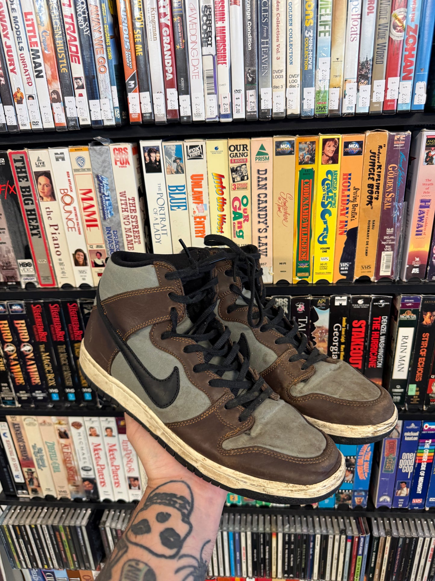Nike SB Dunk High Baroque Brown Sneakers *As-Is*