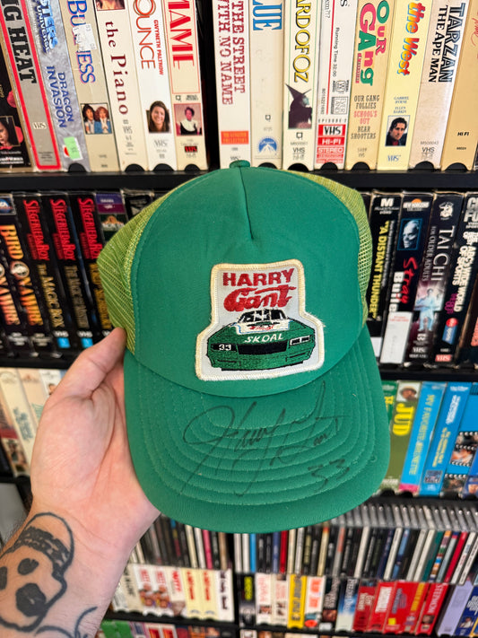 80's Harry Gant Signed SKOAL Racing Trucker Hat