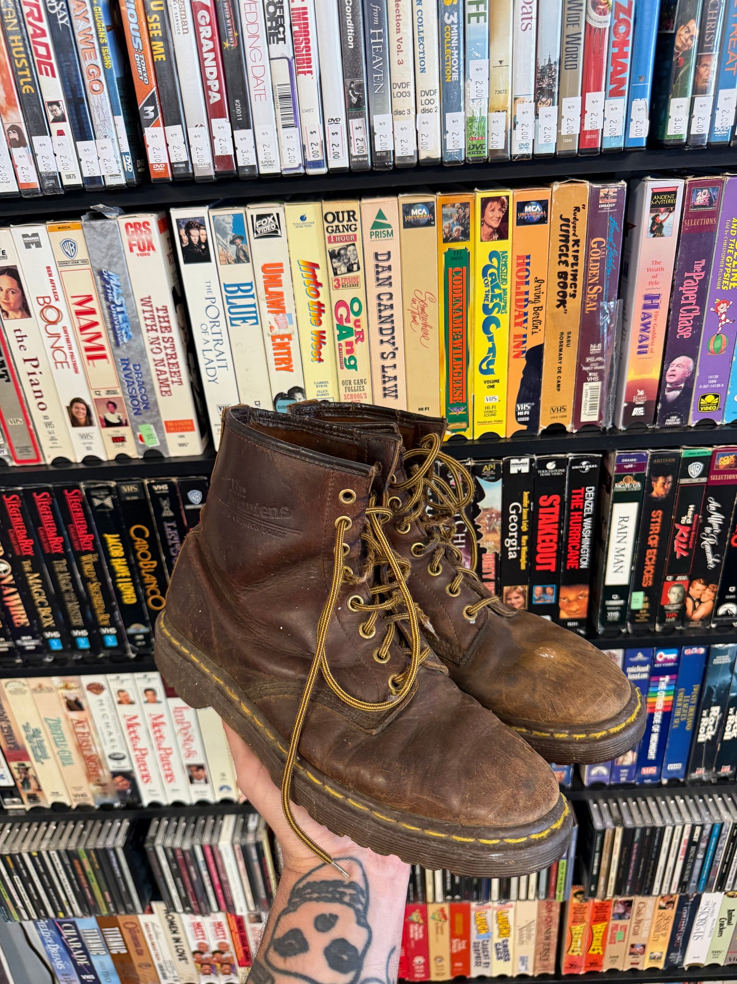 Dr. Martens Brown Leather Boots