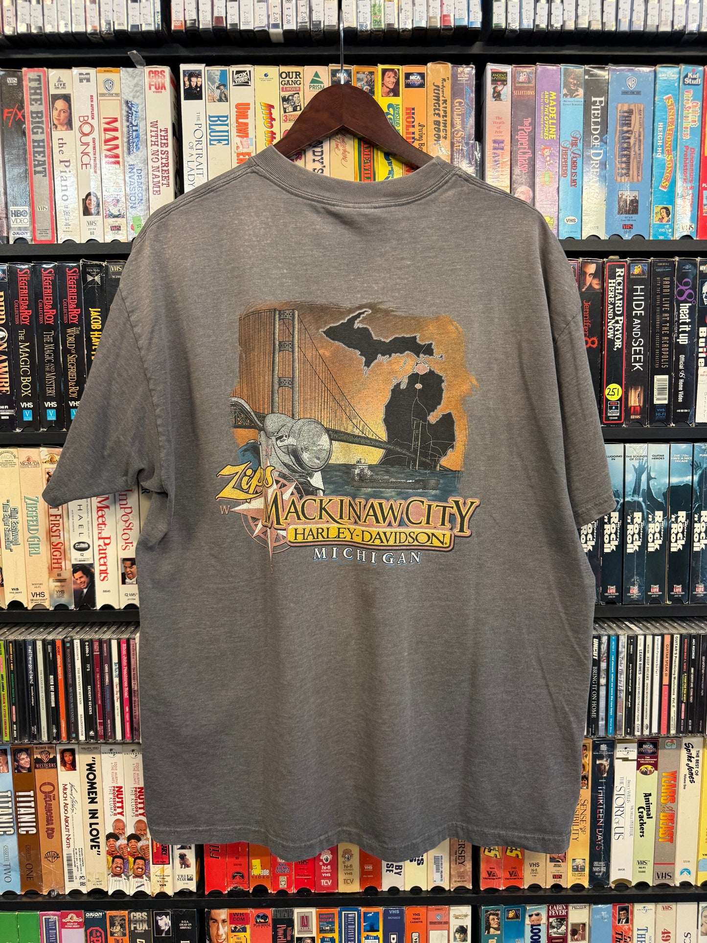 00's Faded Harley Davidson Michigan Tee