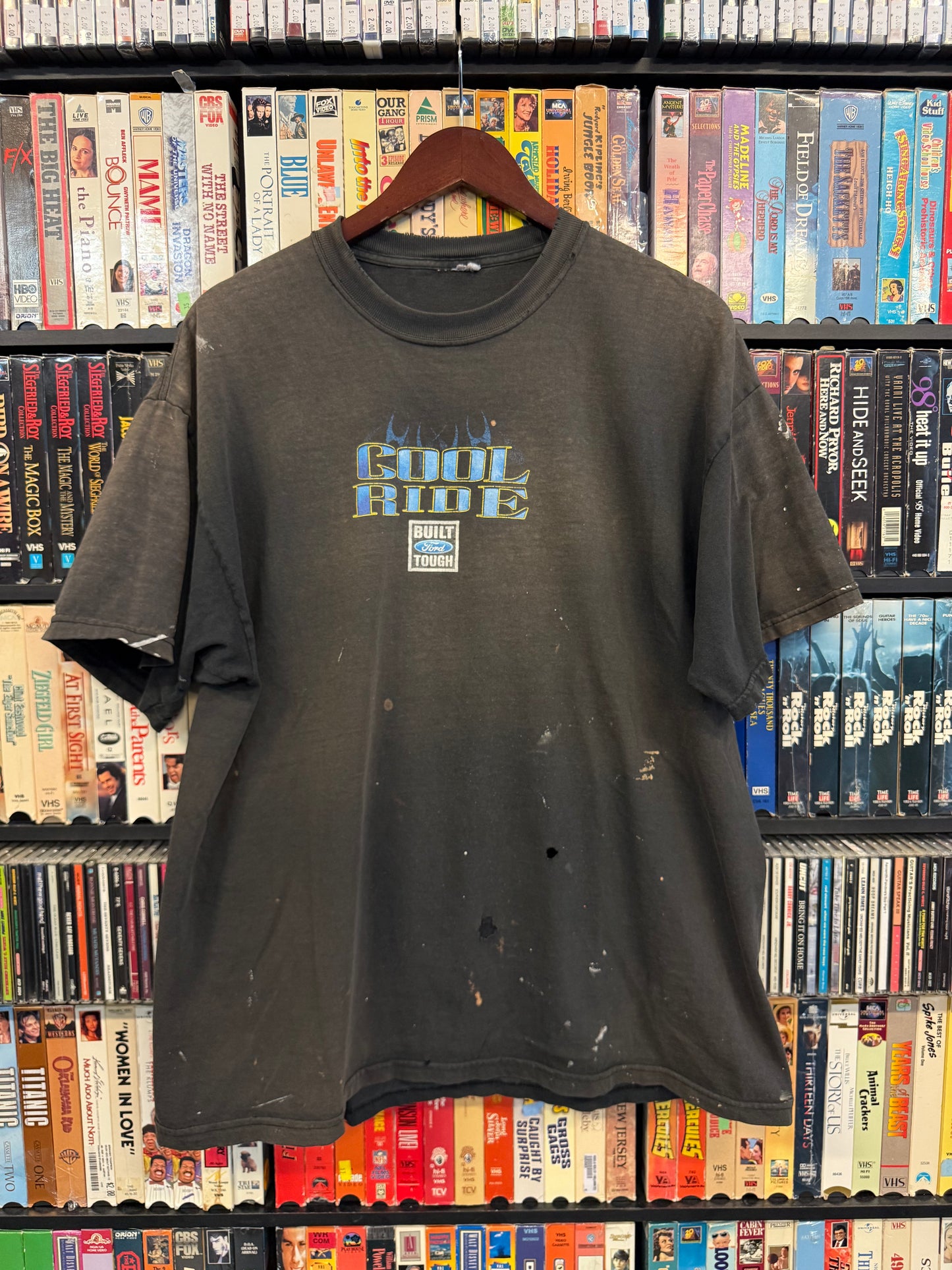 Distressed "Cool Ride" Ford Tee
