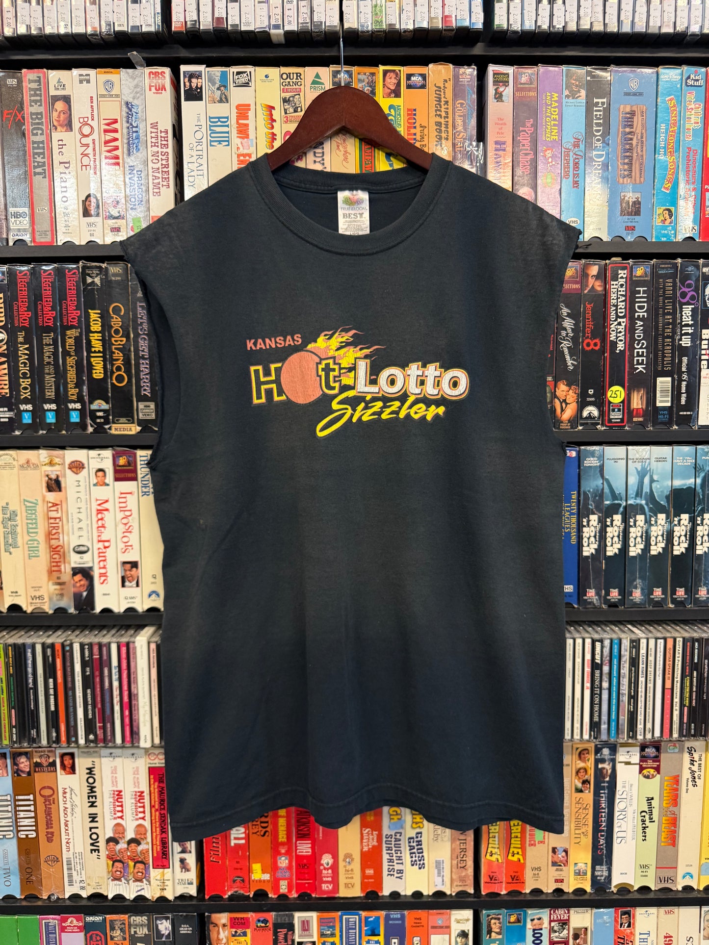 00's Kansas Hot Lotto Sizzler Cut-Off Tee