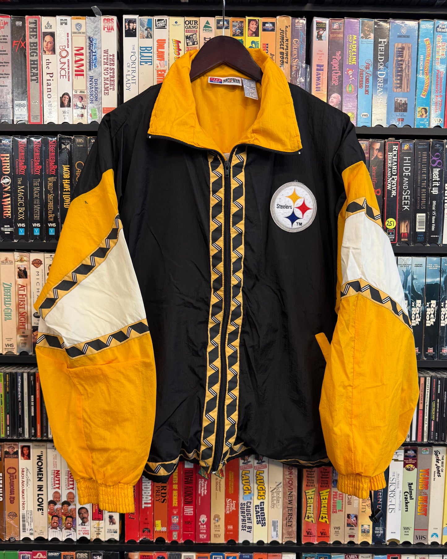VTG Pittsburgh Steelers Zip-Up Windbreaker Jacket