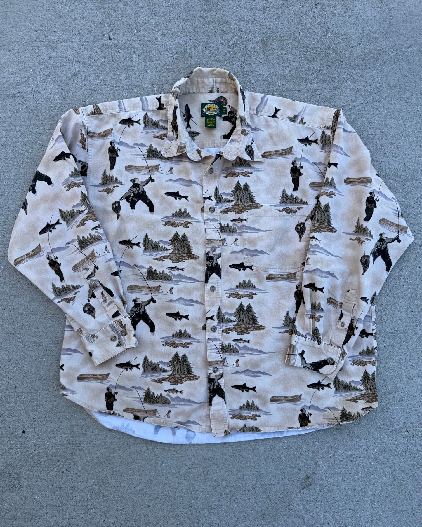 Cabela's Fishing Button Up Shirt