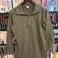 VTG Military Olive Drab 1/4 Zip LS