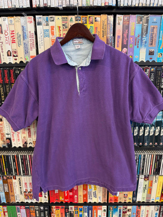 VTG White Mountain Traders Purple Polo