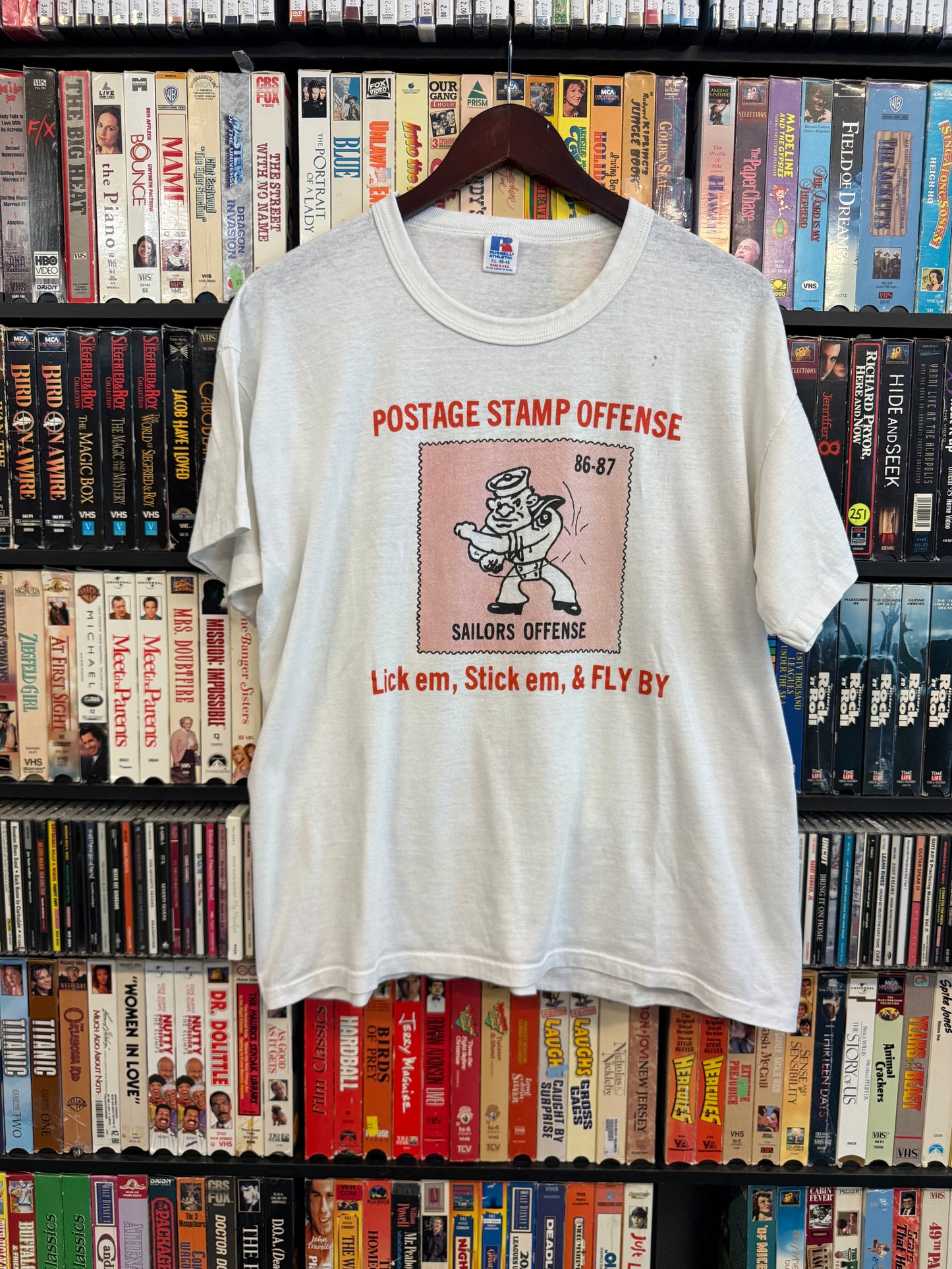 VTG Postage Stamp Offense Tee