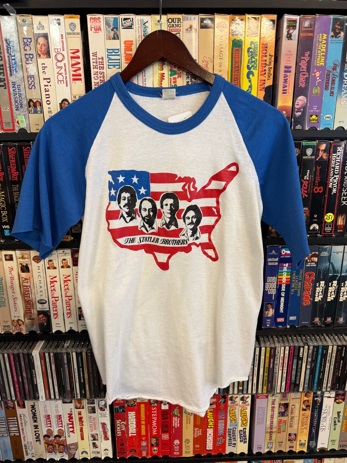 80's The Statler Brothers 3/4 Raglan Baseball Tee