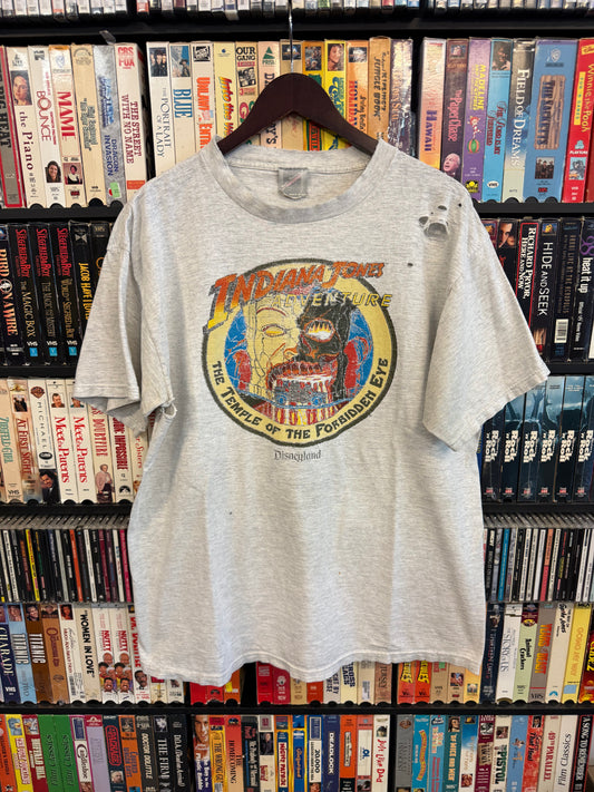 VTG Disneyland Indiana Jones Temple Of The Forbidden Eye Tee