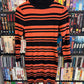 NYC Black & Orange Striped Dress