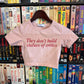 Praying Brand Statues Crop Tee