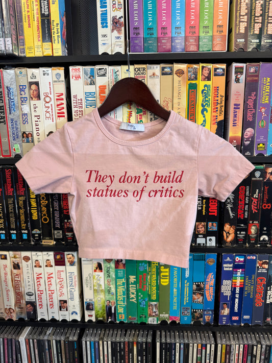 Praying Brand Statues Crop Tee