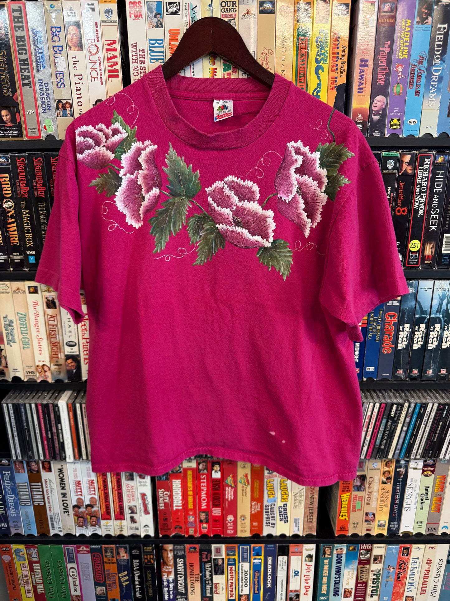VTG Wrap Around Flower Print Tee