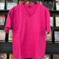 VTG Blank Pink V-Neck Tee