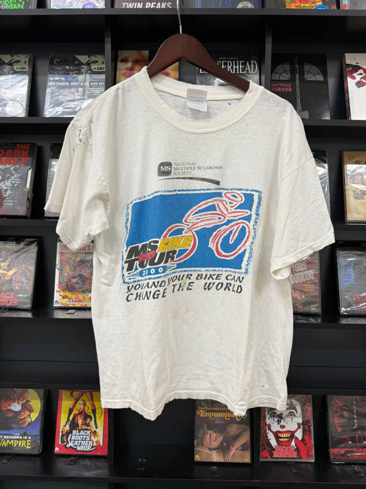 2000 Distressed MS Bike Tour Tee