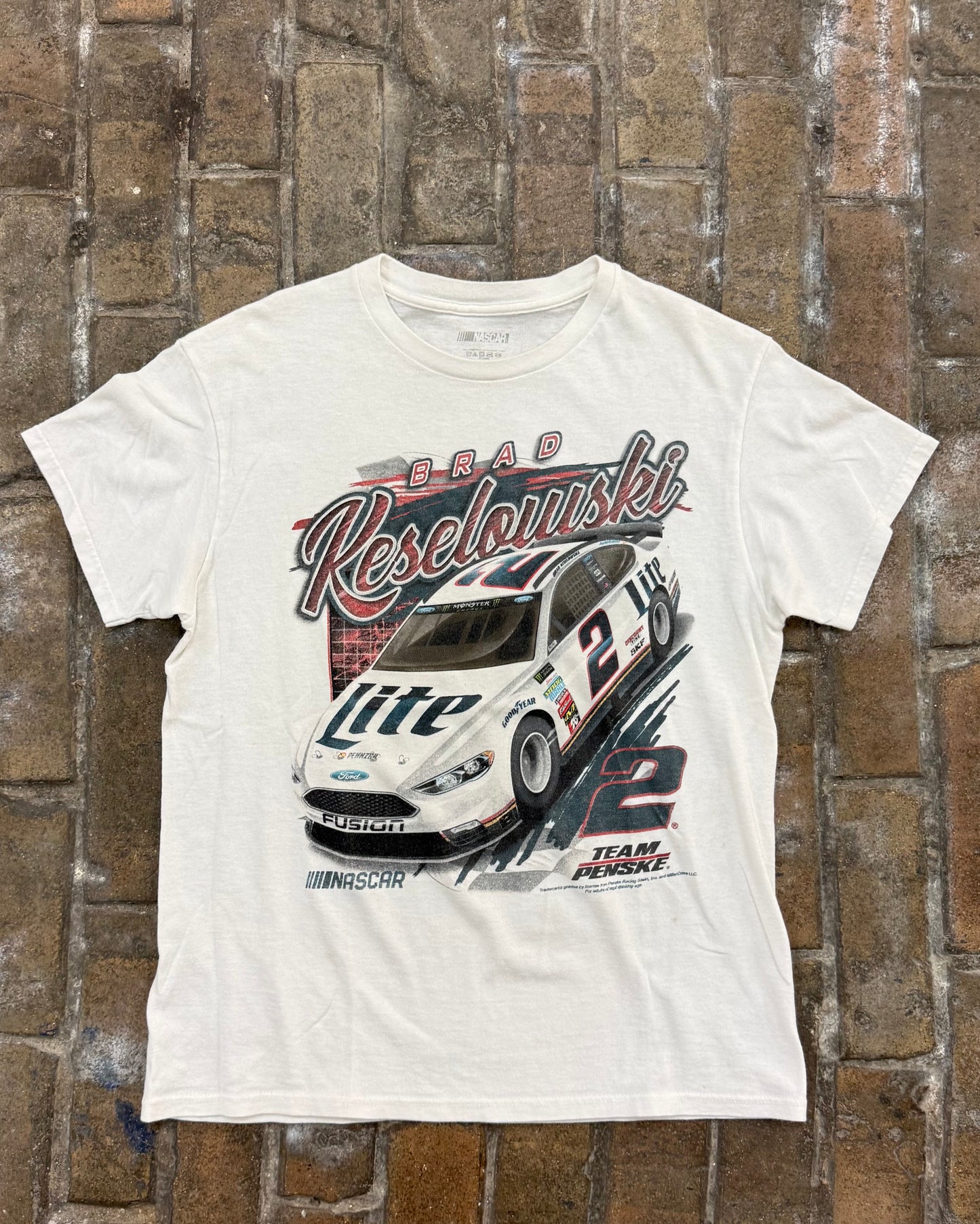 Brad Keselowski NASCAR Race Tee