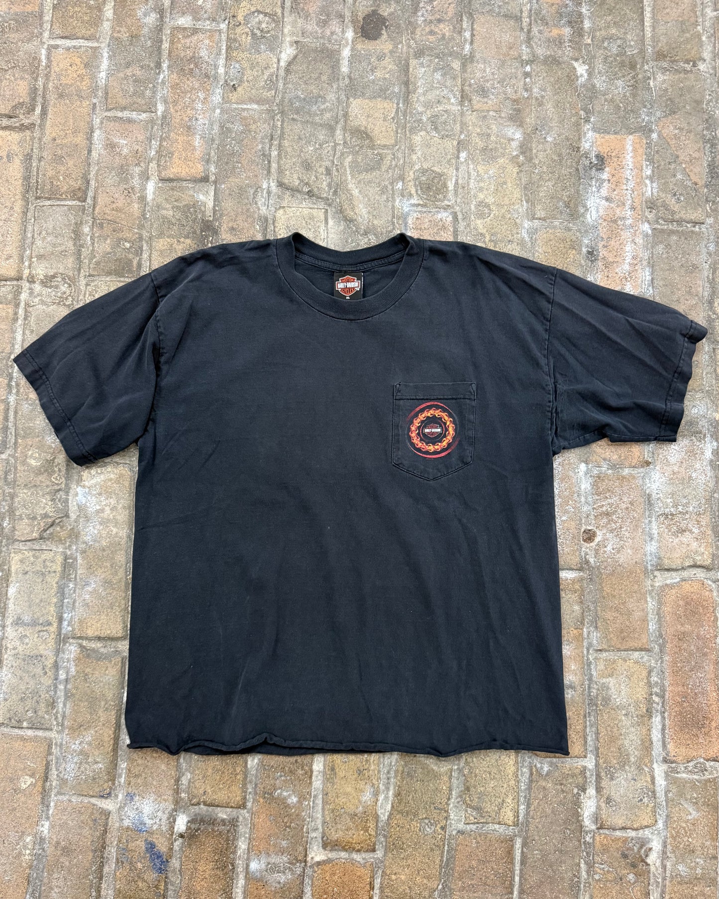 00's Harley-Davidson Chosa's Cropped Pocket Tee