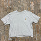 Cropped Carhartt Pocket Tee (Gray)