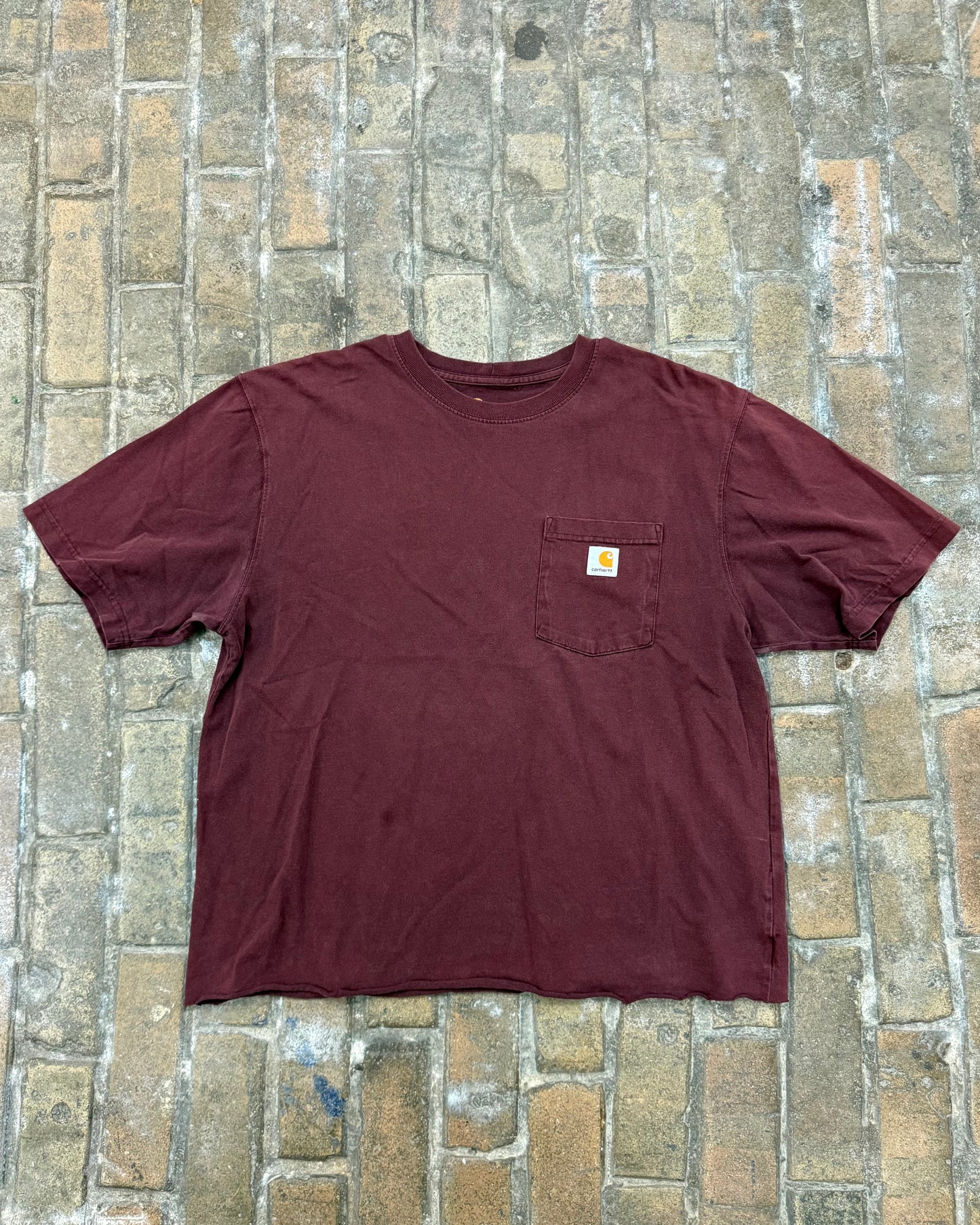 Cropped Carhartt Pocket Tee (Red)