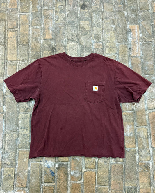 Cropped Carhartt Pocket Tee (Red)